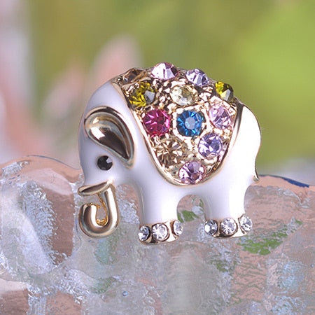 Broche Elefante con Cristales de Colores - Image 5