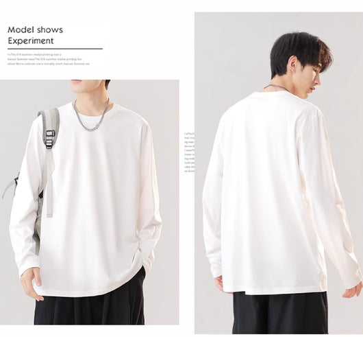 Camiseta Térmica Hombre Cuello Redondo Suéter Interior Grueso Ajuste Holgado - Image 18