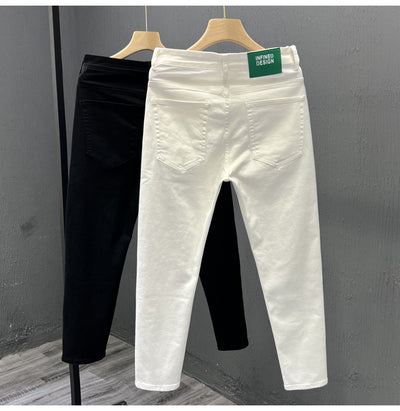 Pantalones Jeans Blancos Casuales para Hombre - Estilo Moderno y Versátil - Image 4