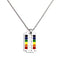 Collar Colgante Hoja de Acero Titanio para Hombre - Diseño Moderno