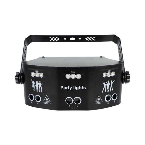 Luces LED Giratorias Multicolor con Sensor de Voz para Karaoke
