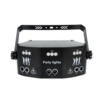 Luces LED Giratorias Multicolor con Sensor de Voz para Karaoke - Image 2