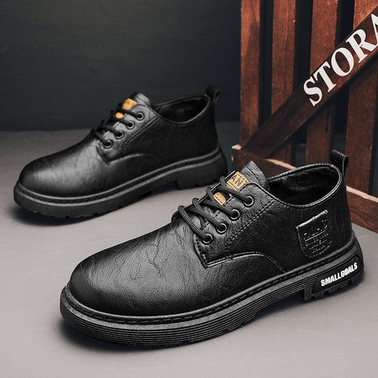 Botas de Cuero para Hombre - Estilo Casual y Trabajo - Image 3