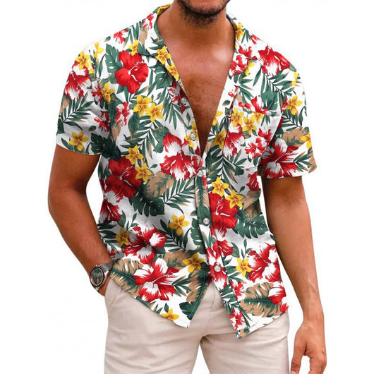 Camisa Polo Manga Corta con Estampado Digital 3D - Image 14