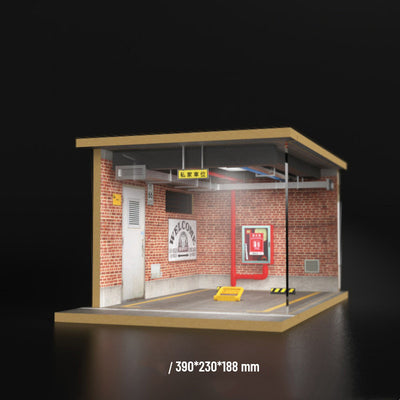 Estacionamiento de Modelos de Autos con Iluminación LED y Protección Antipolvo - Image 15