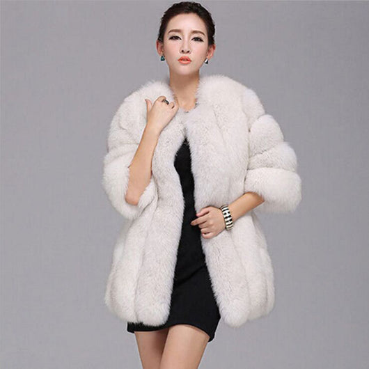 Abrigo de Piel Sintética Rusa para Mujer - Conjunto Completo Invierno - Image 3