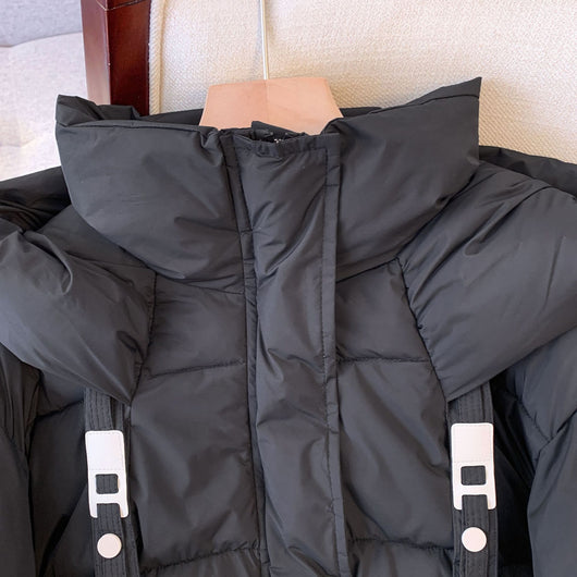 Chaqueta Acolchada Corta Estilo Coreano para Mujer - Image 13