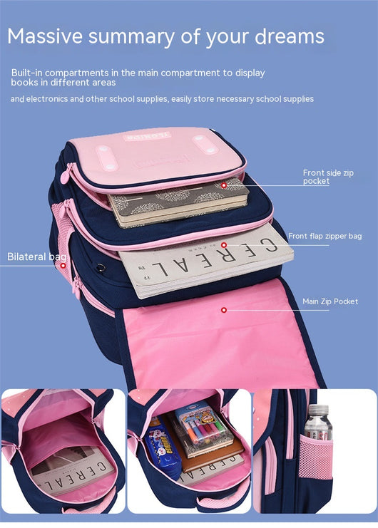 Mochila Escolar Ergonómica Alivio de Carga para Niños - Image 12