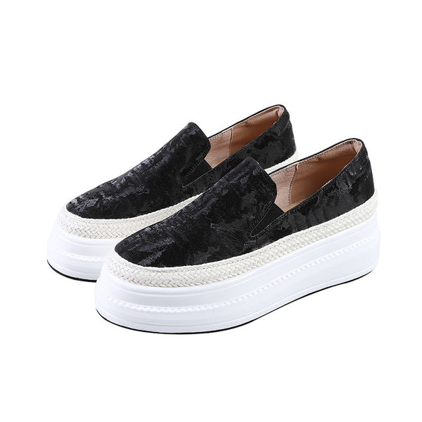Zapatos Plataforma para Mujer - Suela Gruesa Versátil y Cómoda
