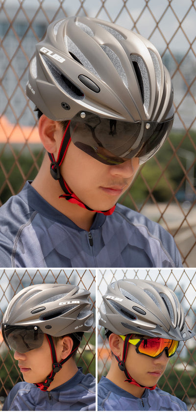 Casco de Ciclismo con Gafas Magnéticas Integradas - Image 18