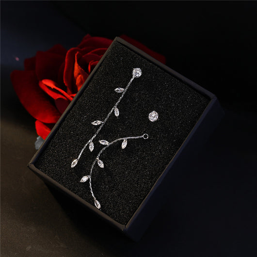 Aretes Largos de Personalidad Coreana en Plata Esterlina Hipoalergénica - Image 4