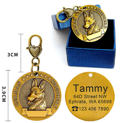 Placa de Identificación para Perros Grabada en Metal - Antiloss - Image 5