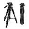 Trípode Profesional Zomei Z666 Aluminio Portátil para Cámaras DSLR y Compatible con Apple