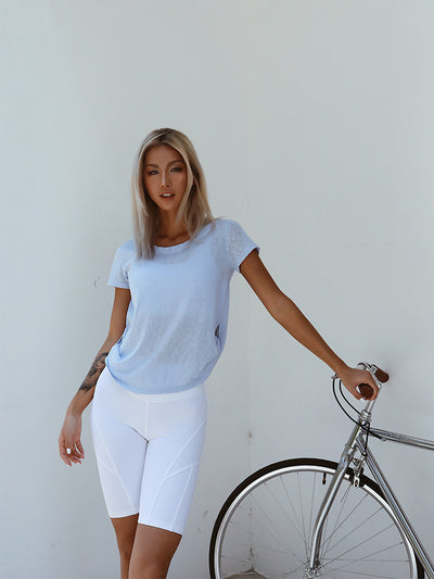 Playera Deportiva Mujer Suelta Transpirable - Yoga y Running de Secado Rápido - Image 7