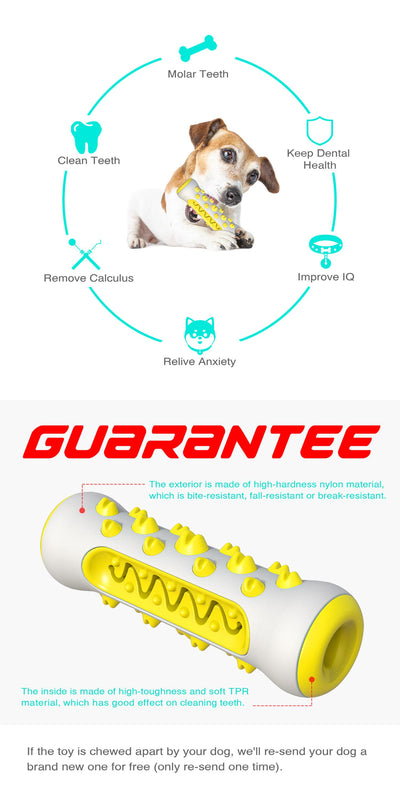 Juguete Masticable Resistente para Perros Grandes - Limpiador de Dientes con Sonido - Image 10