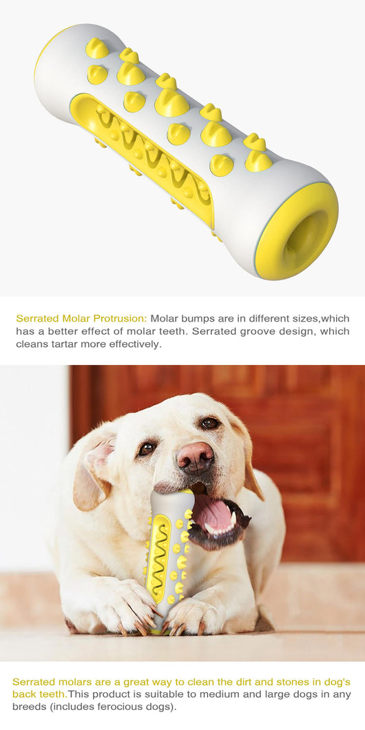 Juguete Masticable Resistente para Perros Grandes - Limpiador de Dientes con Sonido - Image 11
