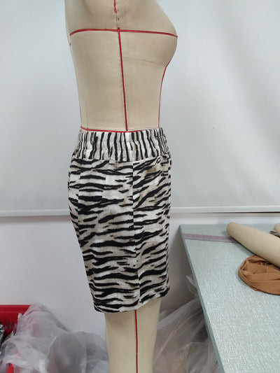 Shorts Deportivos Cintura Alta con Estampado Leopardo y Cordón Ajustable - Image 38
