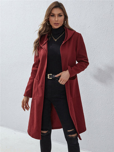 Suéter Abrigo Largo Holgado Multiuso para Otoño e Invierno - Image 7