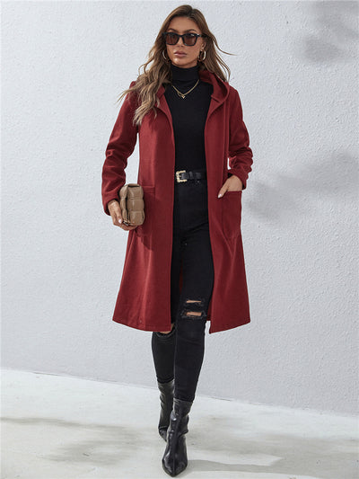 Suéter Abrigo Largo Holgado Multiuso para Otoño e Invierno - Image 9