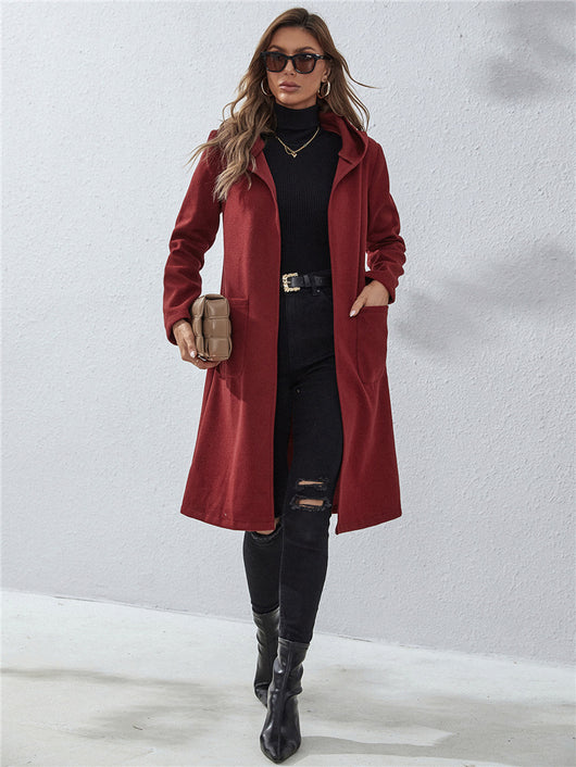 Suéter Abrigo Largo Holgado Multiuso para Otoño e Invierno - Image 9