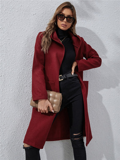 Suéter Abrigo Largo Holgado Multiuso para Otoño e Invierno - Image 10