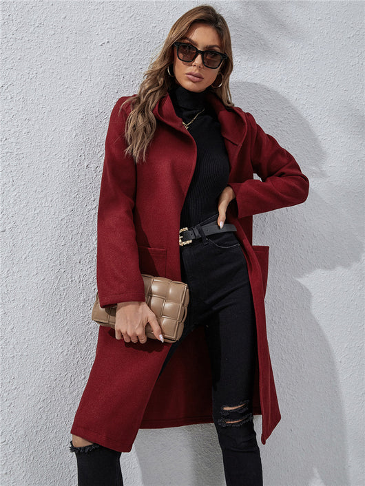 Suéter Abrigo Largo Holgado Multiuso para Otoño e Invierno - Image 10