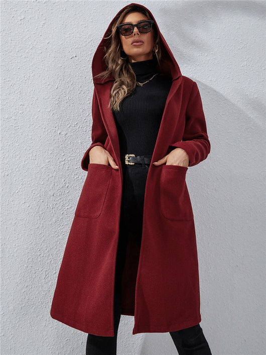Suéter Abrigo Largo Holgado Multiuso para Otoño e Invierno - Image 11
