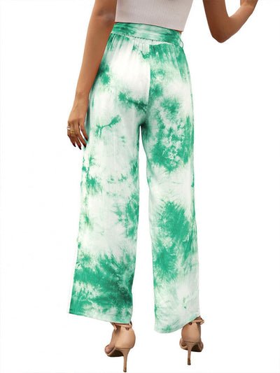 Pantalones Holgados con Estampado Tie Dye y Cinturón - Image 42