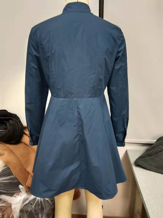 Camisa Clásica de Manga Larga Abotonada para Mujer - Image 19