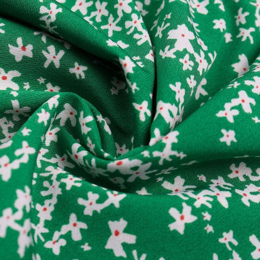 Blusa de Gasa Floral con Cuello en V y Mangas Recortadas para Mujer - Image 12
