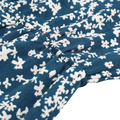 Blusa de Gasa Floral con Cuello en V y Mangas Recortadas para Mujer - Image 16