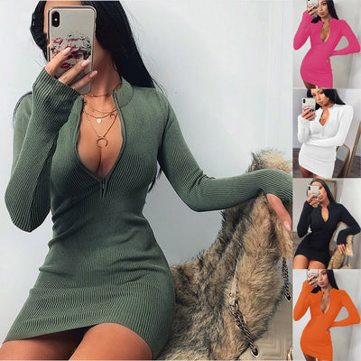 Vestido Urbano para Mujer con Detalles de Cierre y Bolsillos - Image 11