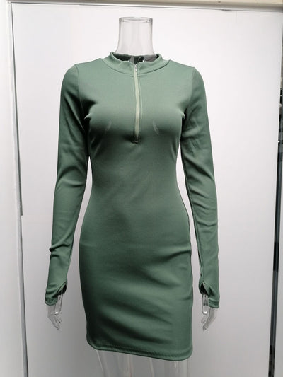 Vestido Urbano para Mujer con Detalles de Cierre y Bolsillos - Image 12