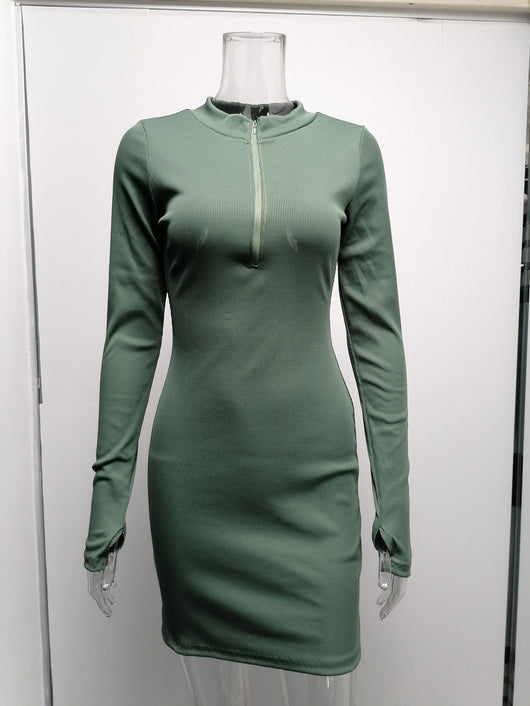Vestido Urbano para Mujer con Detalles de Cierre y Bolsillos - Image 12
