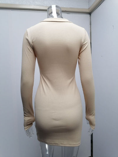 Vestido Urbano para Mujer con Detalles de Cierre y Bolsillos - Image 17