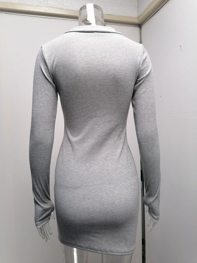Vestido Urbano para Mujer con Detalles de Cierre y Bolsillos - Image 23
