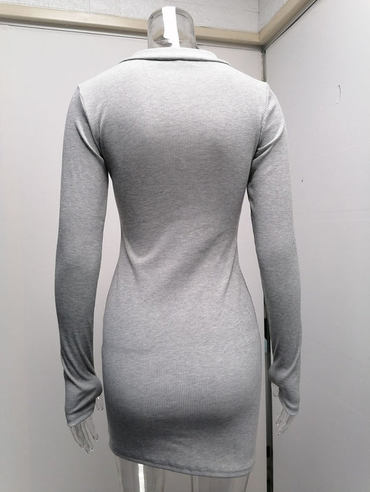 Vestido Urbano para Mujer con Detalles de Cierre y Bolsillos - Image 23