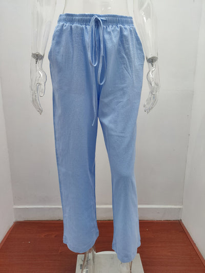 Pantalones Sueltos Casuales Talla Grande para Mujer - Image 12