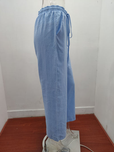 Pantalones Sueltos Casuales Talla Grande para Mujer - Image 13
