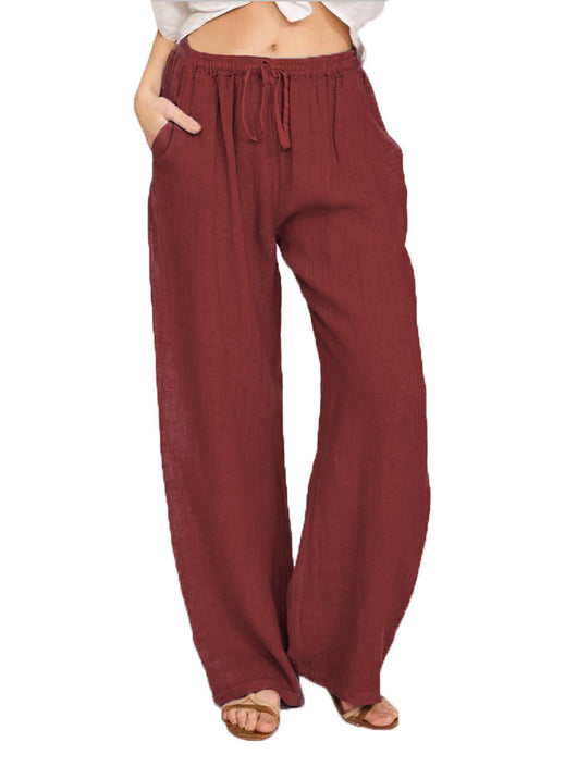 Pantalones Sueltos Casuales Talla Grande para Mujer - Image 21