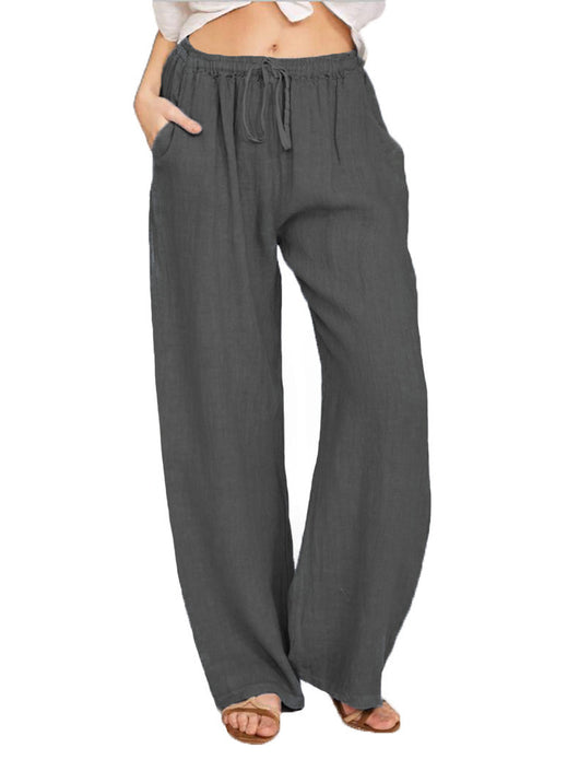 Pantalones Sueltos Casuales Talla Grande para Mujer - Image 26