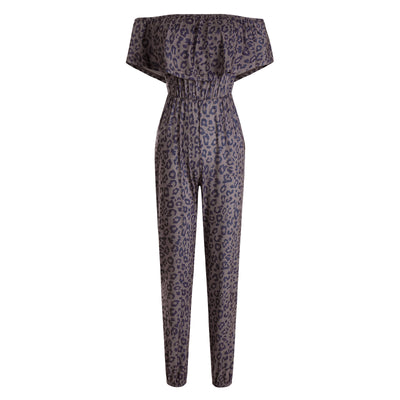 Mono Leopardo con Escote Envolvente y Espalda Abierta para Mujer - Image 7