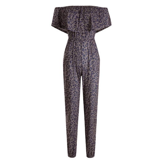 Mono Leopardo con Escote Envolvente y Espalda Abierta para Mujer - Image 7