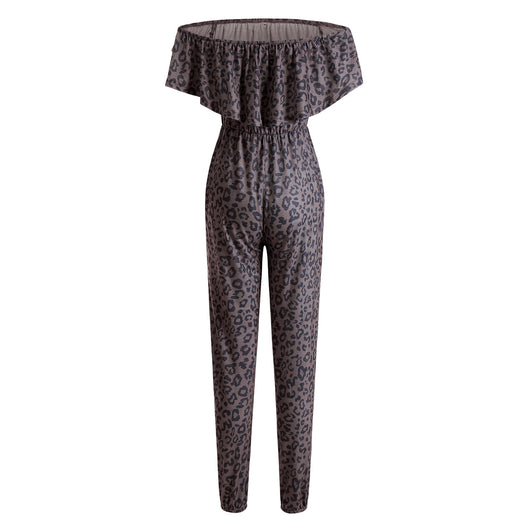 Mono Leopardo con Escote Envolvente y Espalda Abierta para Mujer - Image 8