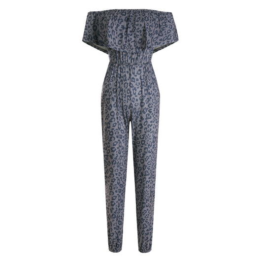 Mono Leopardo con Escote Envolvente y Espalda Abierta para Mujer - Image 12