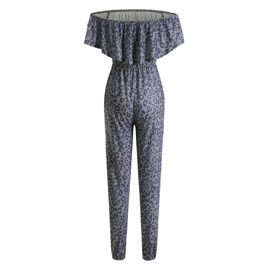 Mono Leopardo con Escote Envolvente y Espalda Abierta para Mujer - Image 13