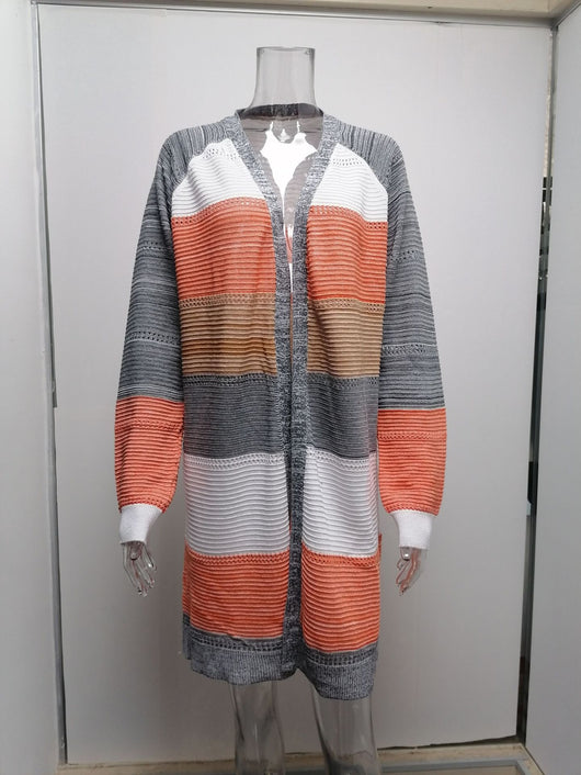 Cardigan Largo para Mujer - Suéter Elegante de Manga Larga - Image 10