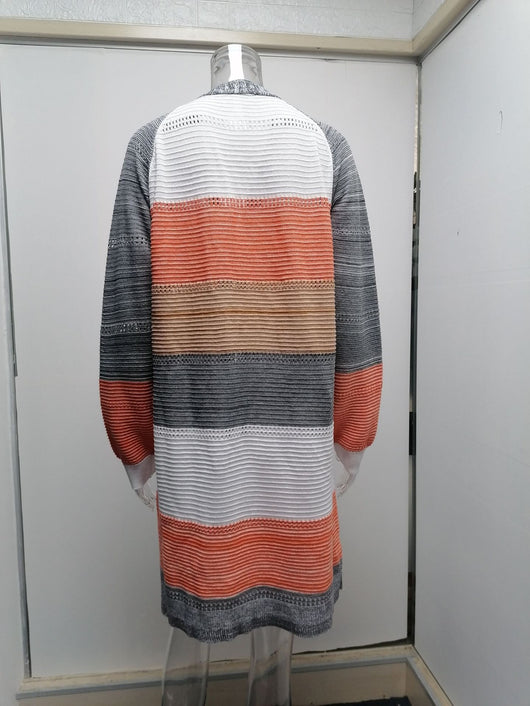 Cardigan Largo para Mujer - Suéter Elegante de Manga Larga - Image 12