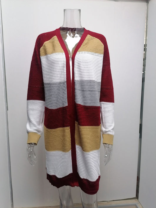 Cardigan Largo para Mujer - Suéter Elegante de Manga Larga - Image 13