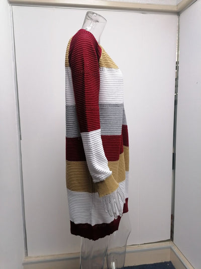 Cardigan Largo para Mujer - Suéter Elegante de Manga Larga - Image 14